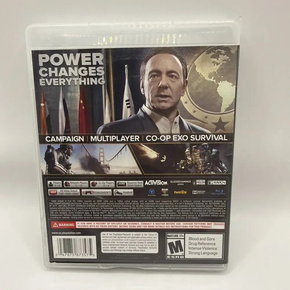 Call of Duty: Advanced Warfare (Sony PlayStation 3, 2014)
